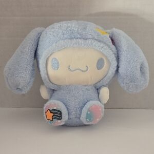 Sanrio Cinnamoroll In Blue Little Twin Stars Outfit Plush EUC No Tags 7"x10"x5"